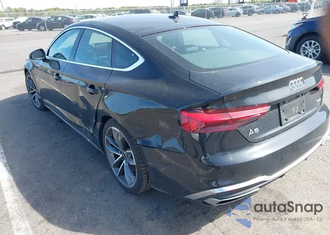 2023 Audi A5 Sportback Premium Plus 45 Tfsi S Line Quattro S Tronic z USA, uszkodzony, nr VIN WAUFACF52PA015824